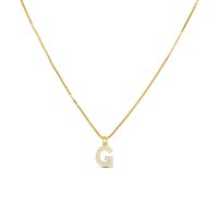 Collana Dilvdò Donna Letters in Argento Zircone CLDOG